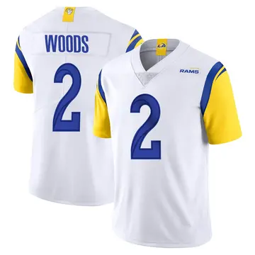Youth Los Angeles Rams Robert Woods White Limited...